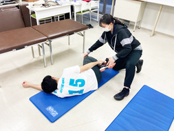 【東洋医療総合学科】附帯教育:アスレティックトレーナー実技試験対策授業～めざせ！JSPO-AT～